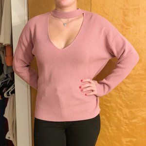 Front V-Neck Sweater